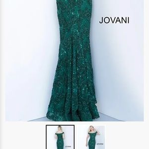Jovani emerald green mother of the bride/groom gown. Absolutely beautiful.